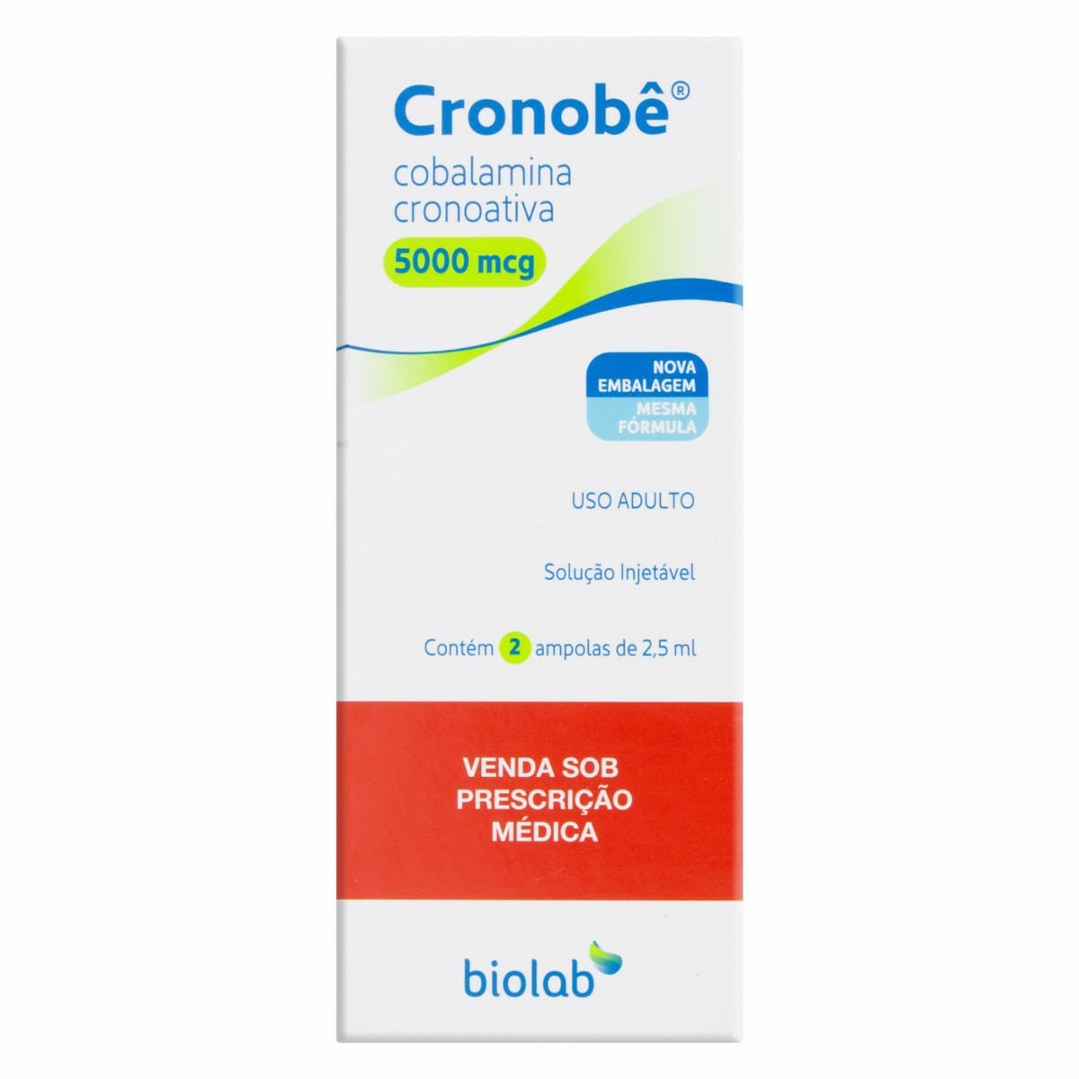 Cronobê 500mg 2 Ampolas