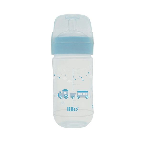Mamadeira Lillo Evolution Silicone Azul 300ml