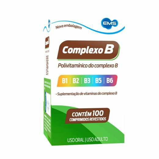 Complexo B com 100comprimidos