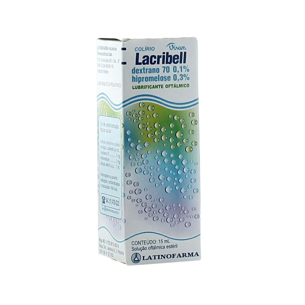 Colírio Lacribell 15ml