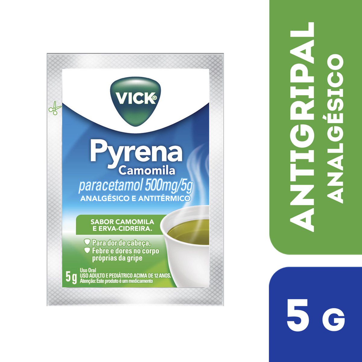 Vick Pyrena Sabor Camomila e Erva-Cidreira 5g