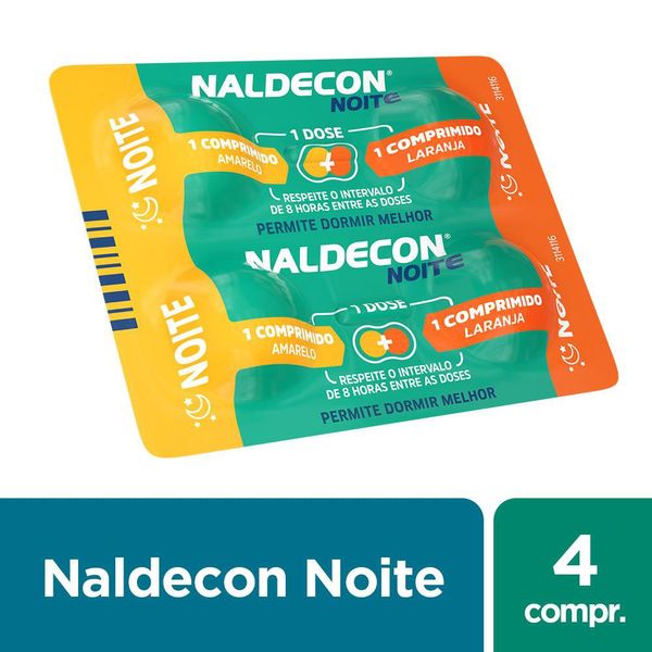 Naldecon Noite 4 comprimidos