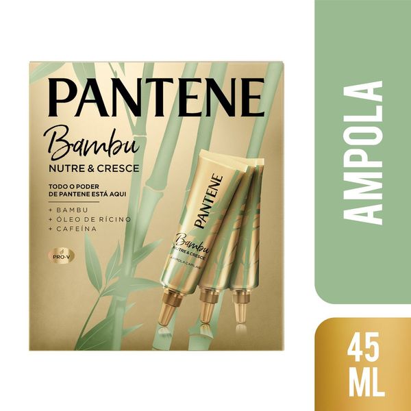 Kit Ampola Pantene Força e Reconstrução 15ml 3 Unidades