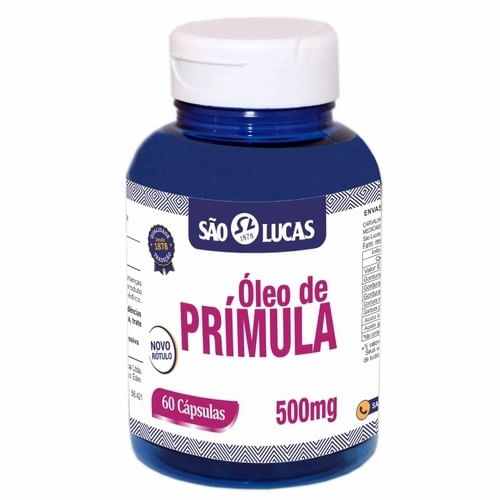 Óleo de Primula 500mg 60 Cápsulas