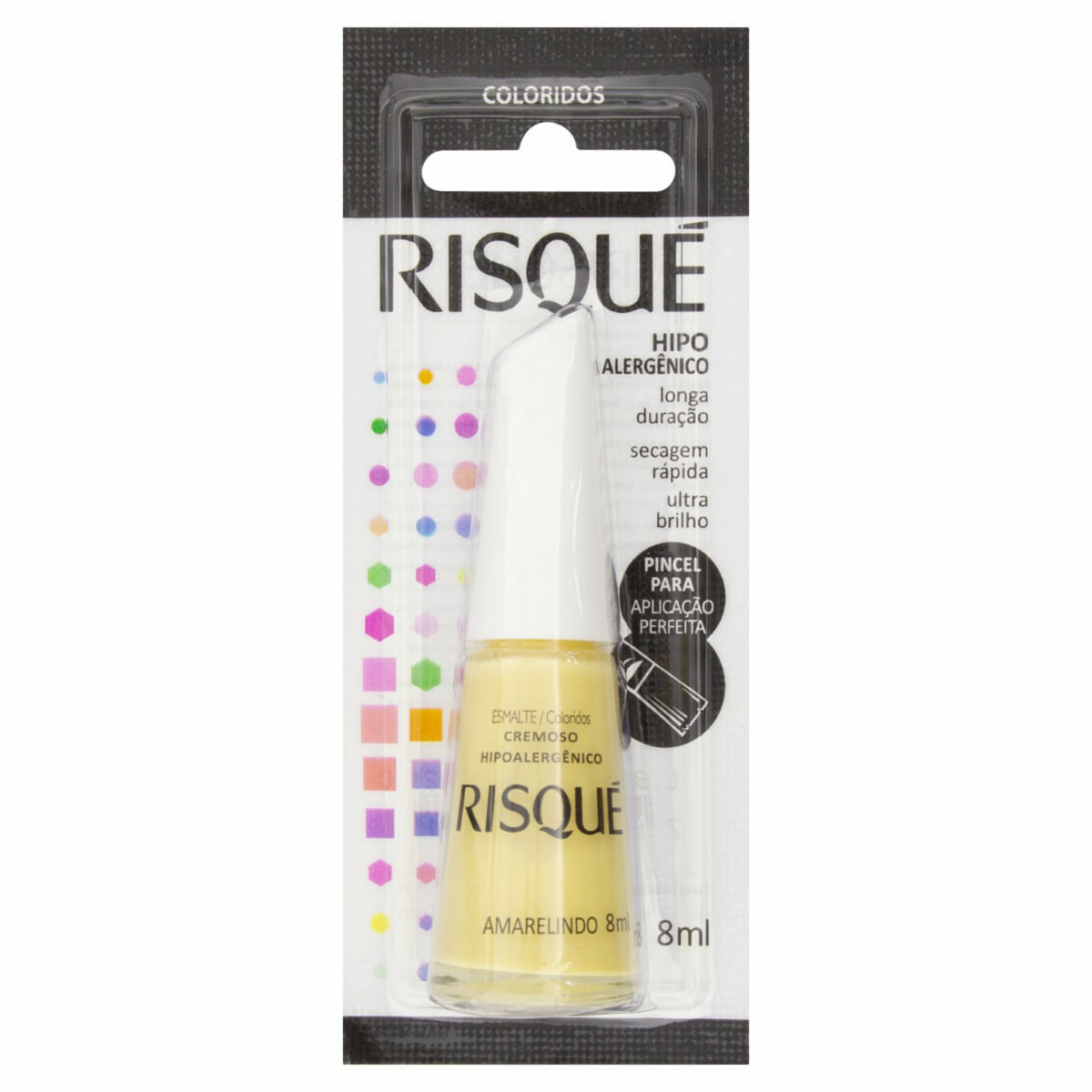 Esmalte Risqué Cremoso Amarelindo 8ml