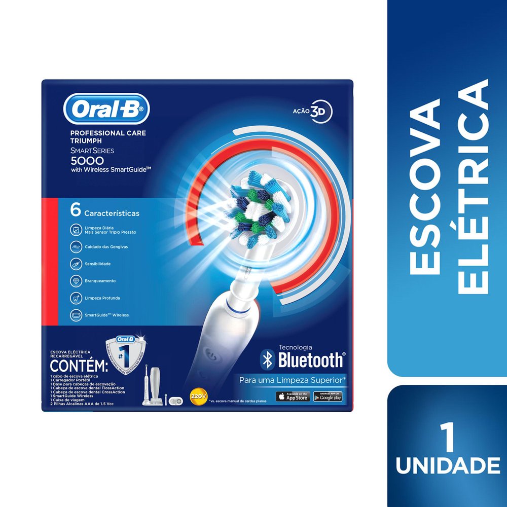 Escova De Dente Elétrica Oral-B Professional Care Pc5000 220v Com 1 Unidade