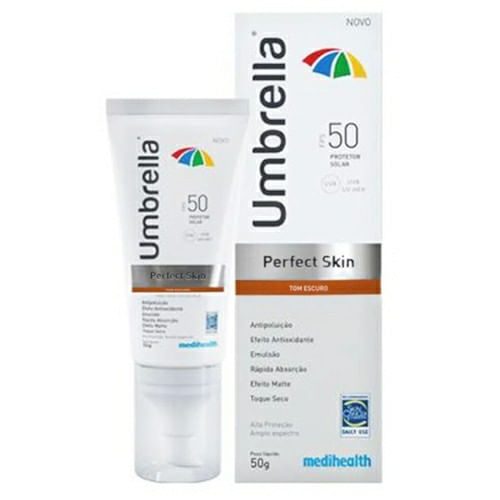 Protetor Solar Umbrella Perfect Skin Escuro FPS50 50g