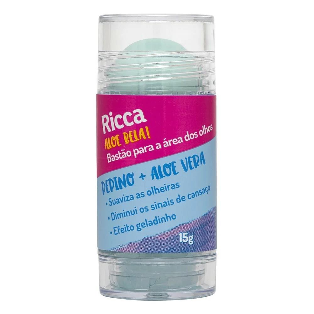 Bastão para Áreas dos Olhos Ricca Pepino+Aloe Vera 15g