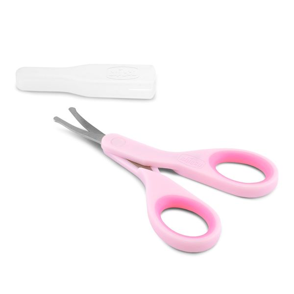 Tesourinha com Protetor Chicco Rosa com 1 Unidade