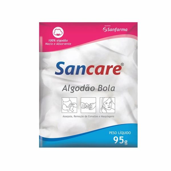 Algodão bolas Sancare 95g
