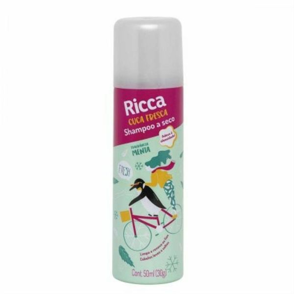 Shampoo a Seco Ricca Menta com 50ml
