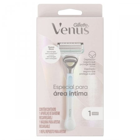 Aparelho de Depilar Recarregável Gillette Venus Íntima 1 Unidade