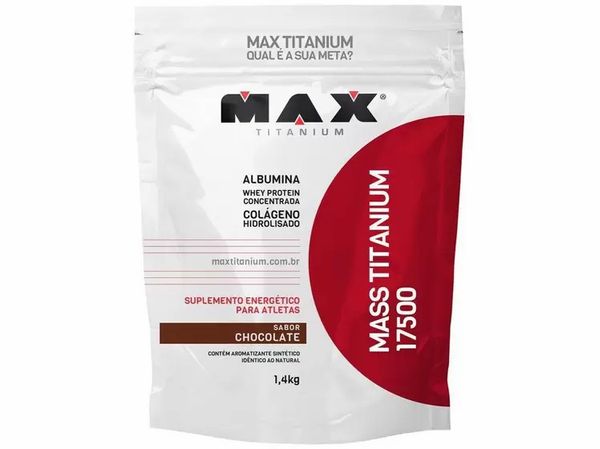 Refil Suplemento Max Titanium Mass Chocolate 1,4kg