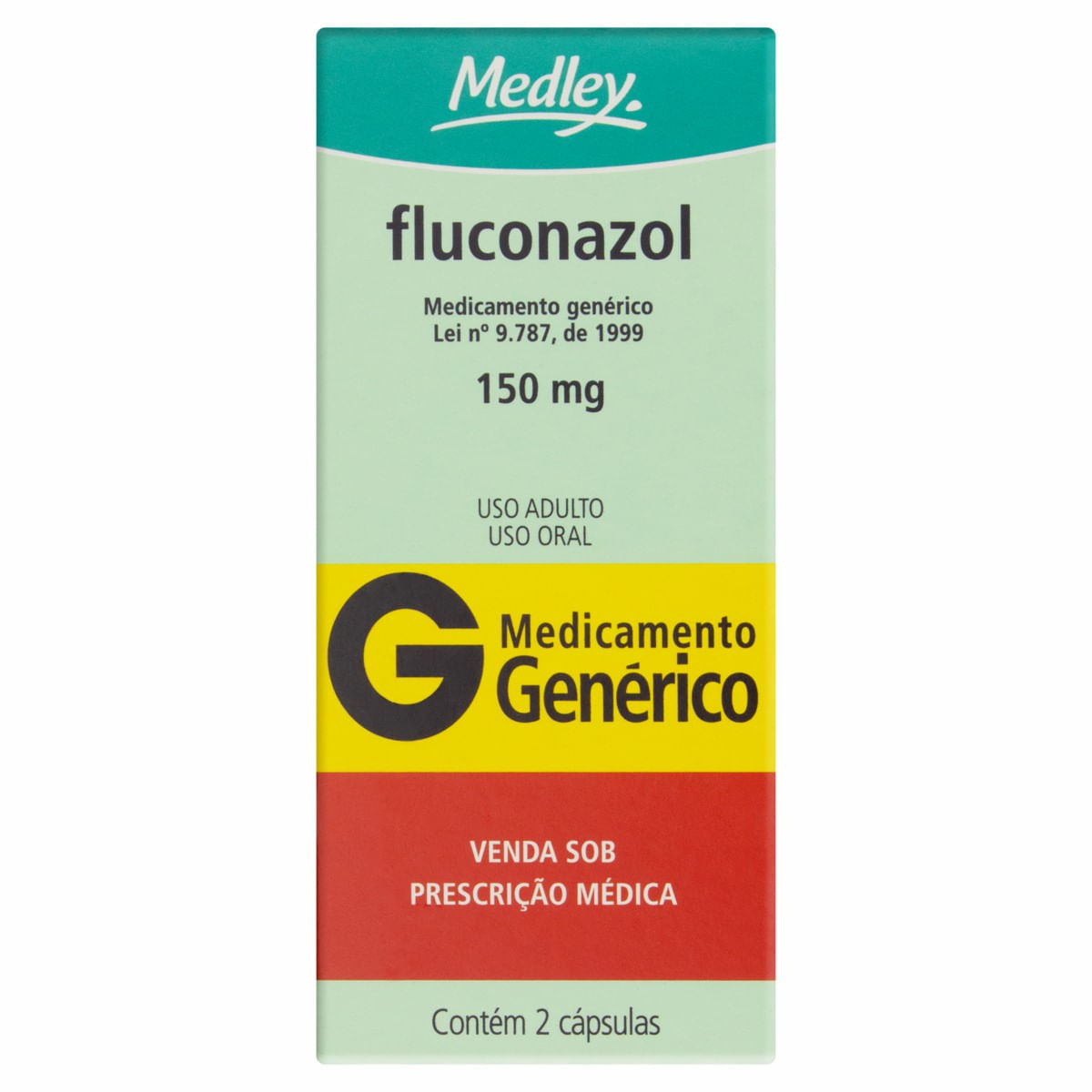 Fluconazol 150mg Genérico Medley 2 Cápsulas