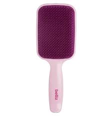Escova de Cabelo Raquete Belliz Flex Hair Rosa