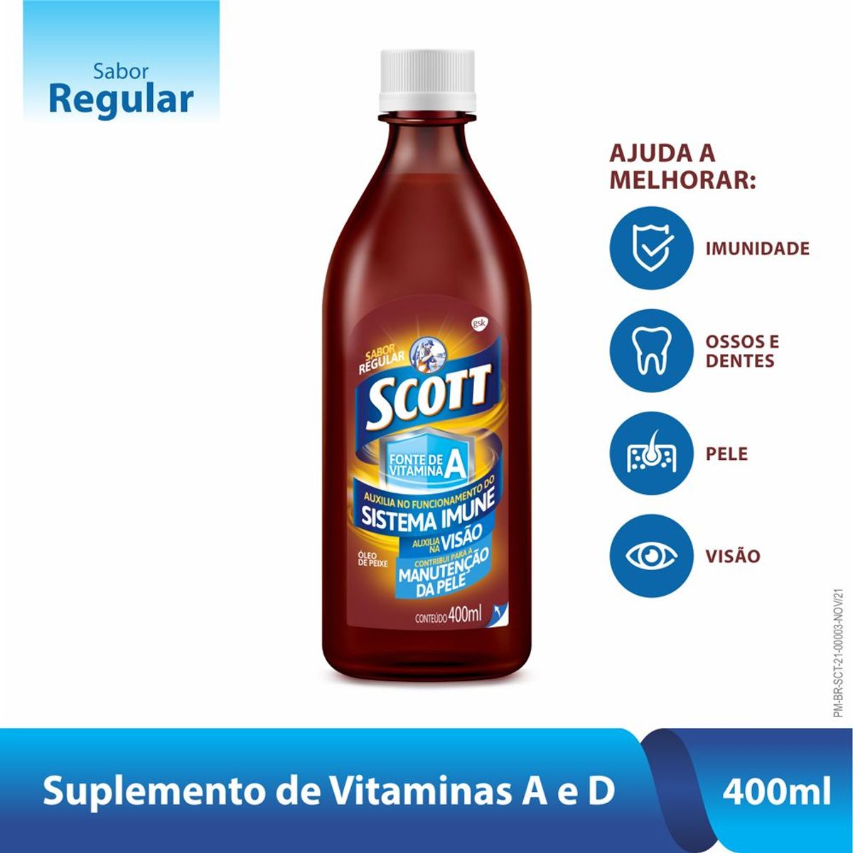 Emulsão Scott Tradicional 400ml