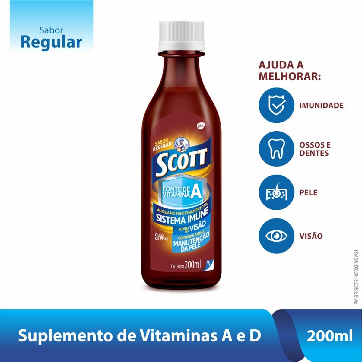 Emulsao Scott Tradicional 200ml