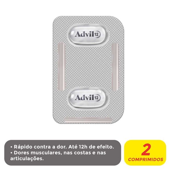 Advil 12horas 600mg com 2comprimidos
