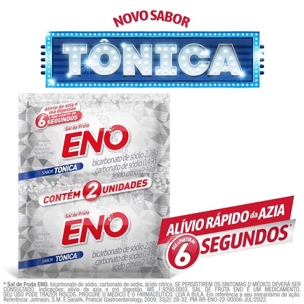 Sal de Fruta Eno Tônica com 2 sachês
