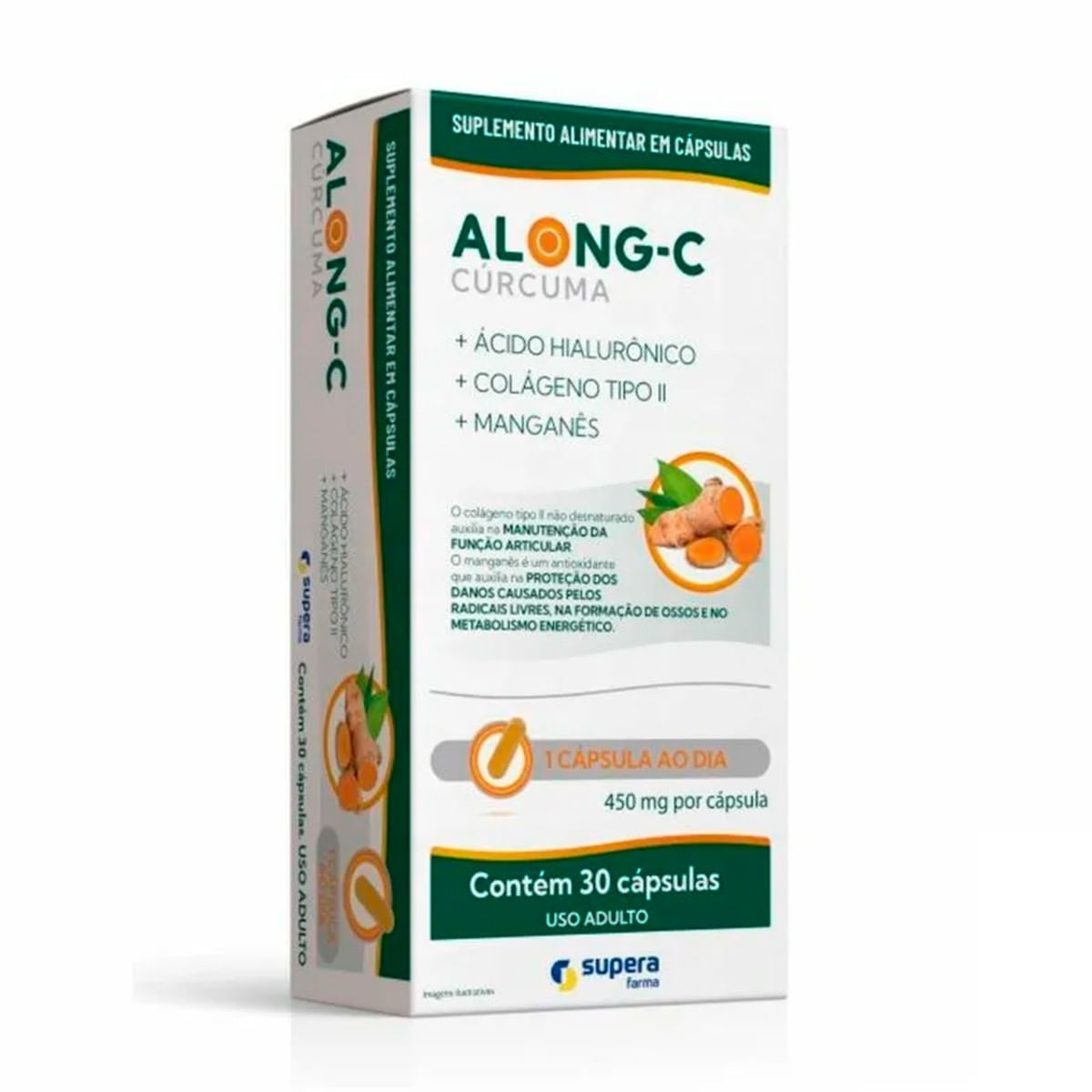 Suplemento Alimentar Along-C 30 Cápsulas