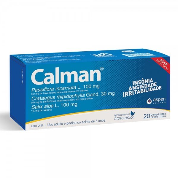 Calman 20 Comprimidos
