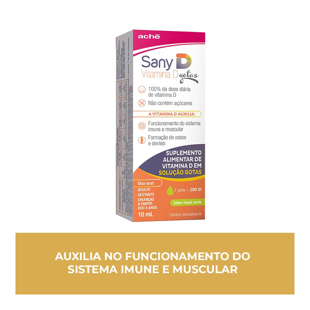 Vitamina D Sany D em Gotas com 10ml