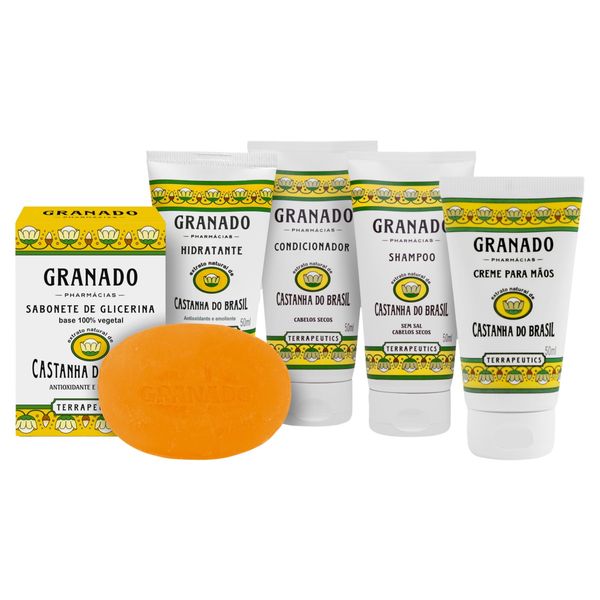 Kit Granado Terrapeutics Essenciais Castanha do Brasil
