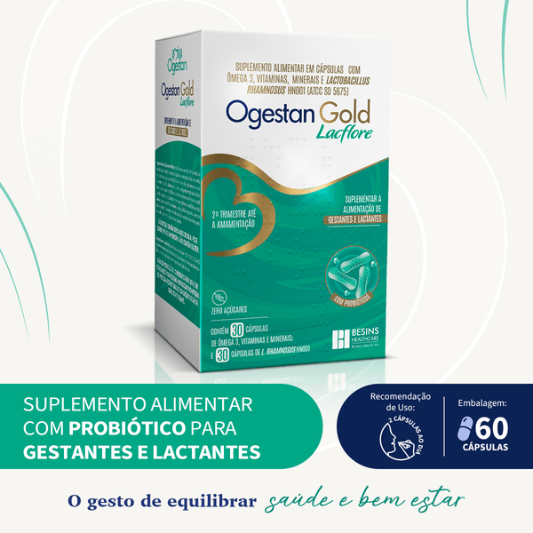 Ogestan Gold Lacflore 30 Cápsulas