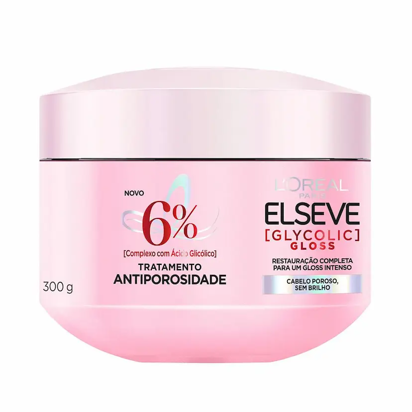 Creme de Tratamento Loreal Elseve Glycolic Gloss 300g