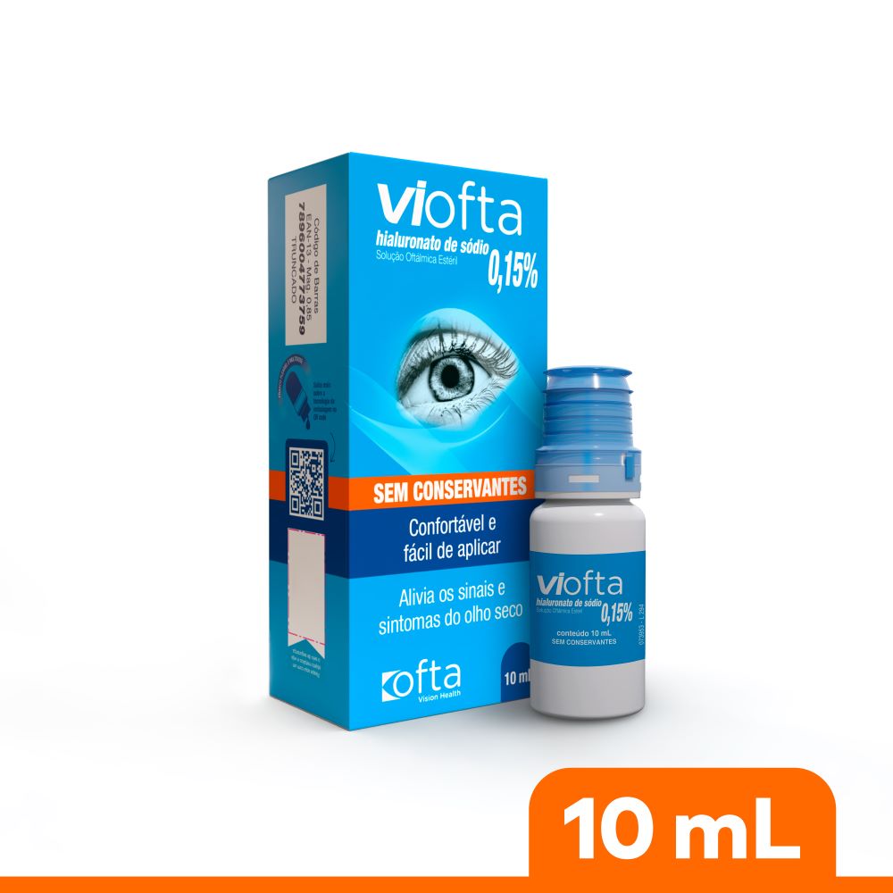Solução Oftálmica Estéril ViOfta 0,15% 10ml
