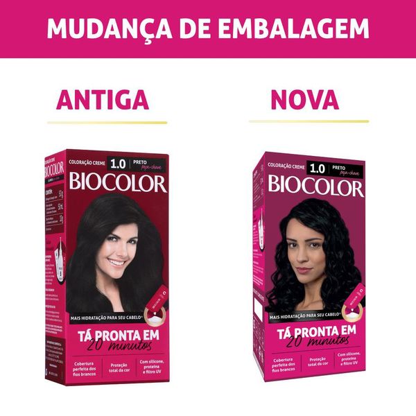 Mini Kit Tintura Biocolor Preto Fundamental 1.0