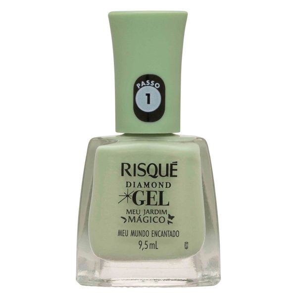 Esmalte Cremoso Risqué Diamond Gel Meu Mundo Encantado 9,5ml