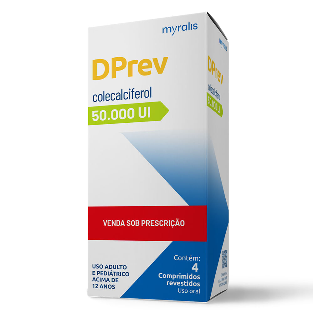 Dprev 50.000UI 4 Comprimidos Revestido