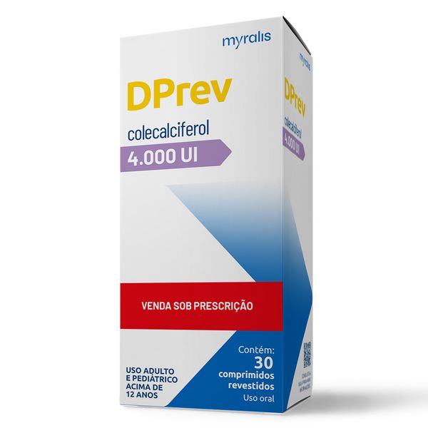 Vitamina D Colecalciferol Dprev 4000UI com 30comprimidos