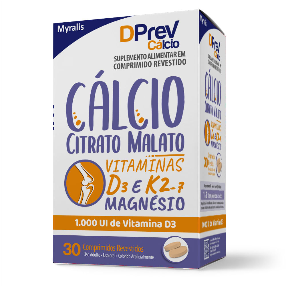 Cálcio Dprev 1.000UI com 30comprimidos