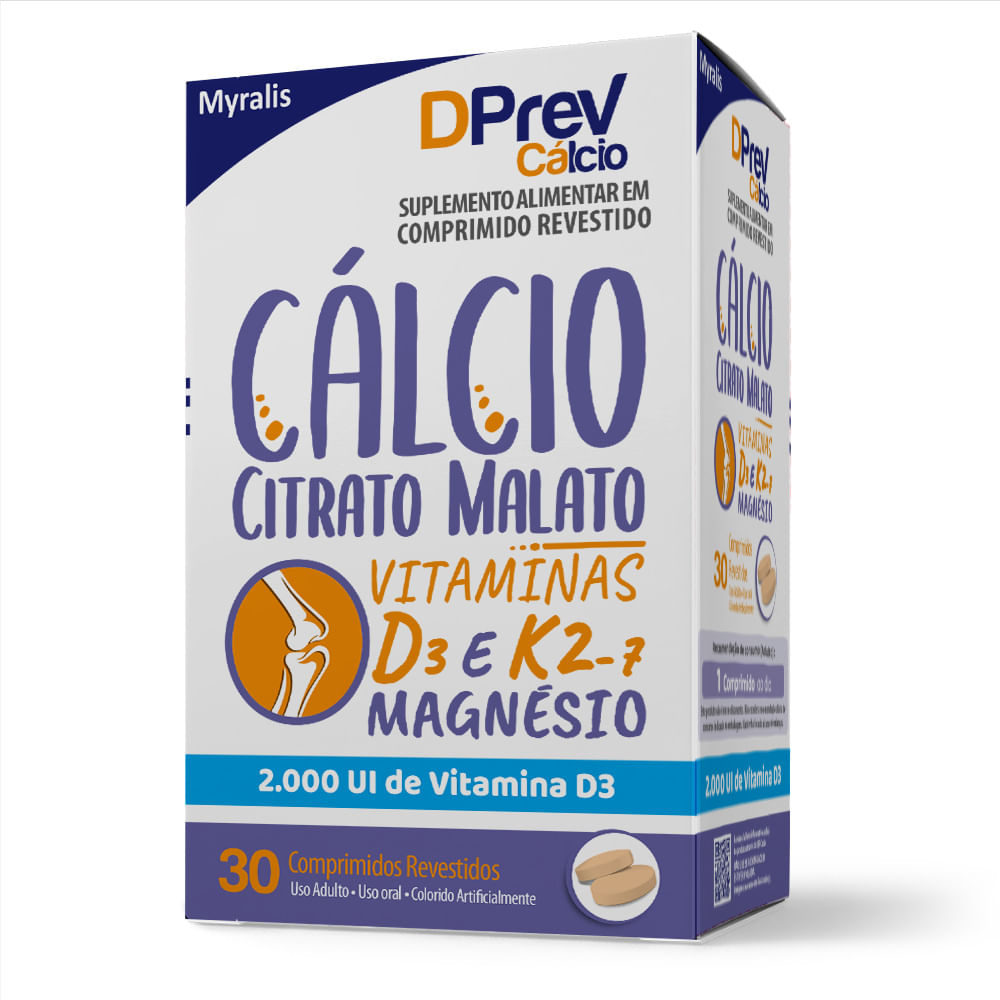 Cálcio Dprev 2.000UI com 30comprimidos