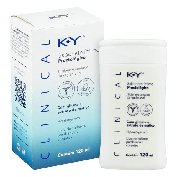 Sabonete Líquido Íntimo KY Proctológico 120ml