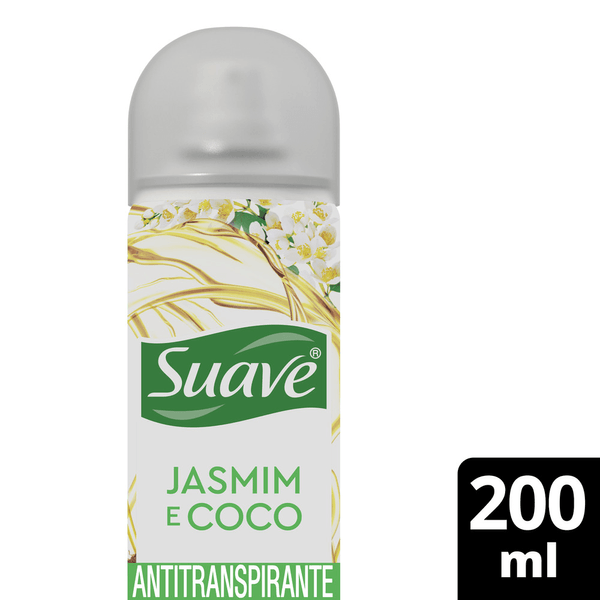 Desodorante Aerossol Suave Jasmim e Coco 200ml