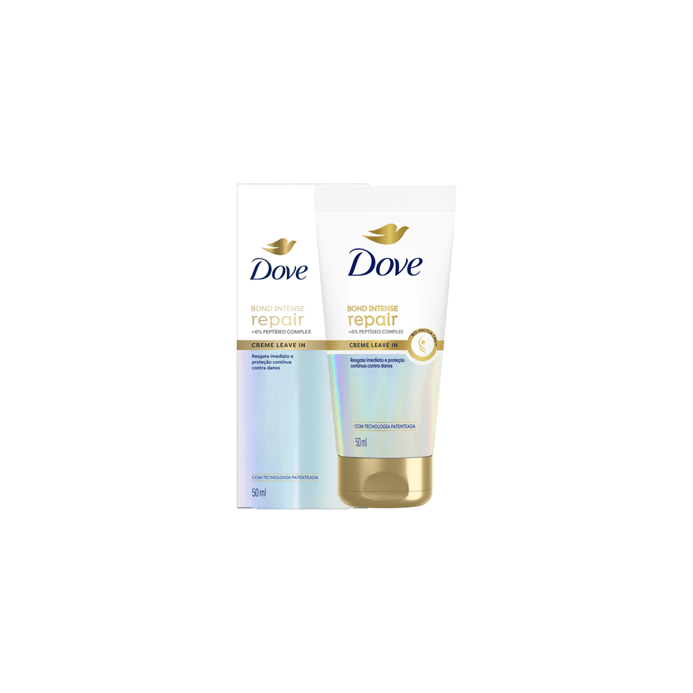 Creme Leave-in Dove Bond Intense Repair + 6% Peptídeo Complex 50ml