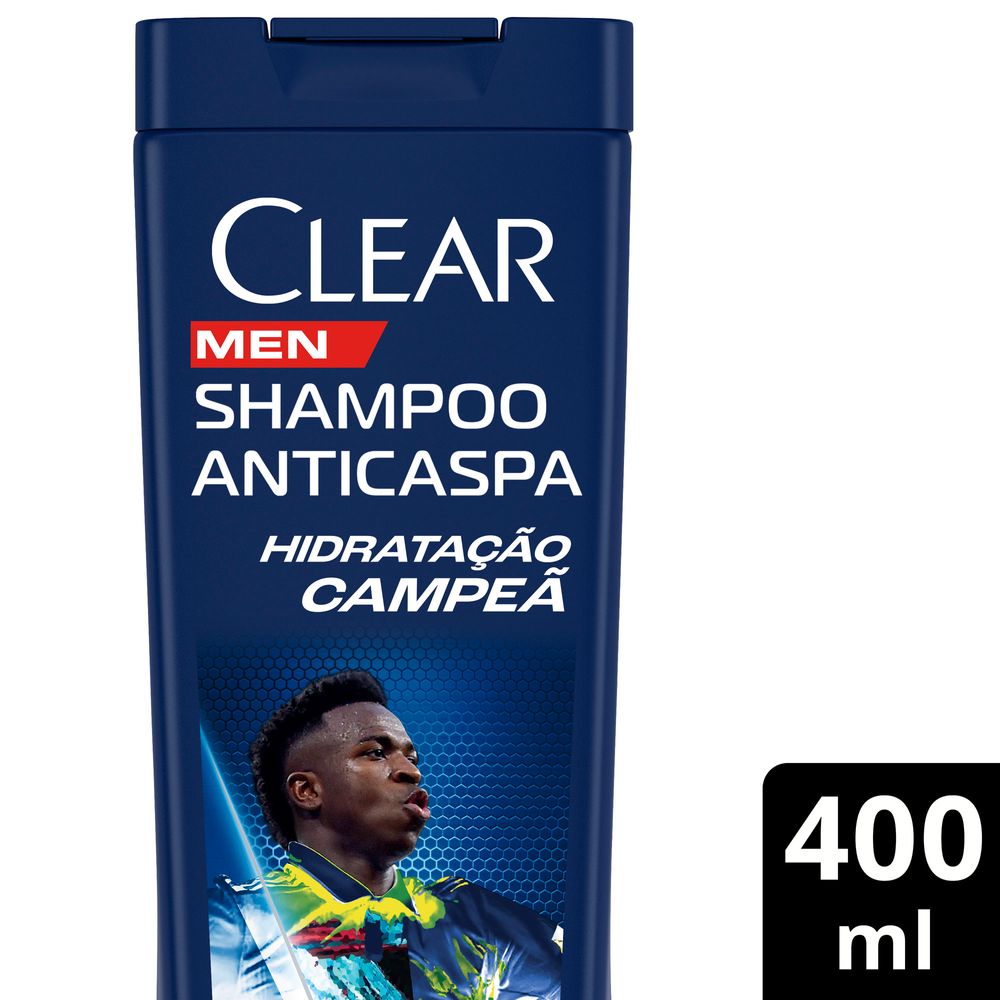 Shampoo Clear Men Hidratação Campeã 400ml
