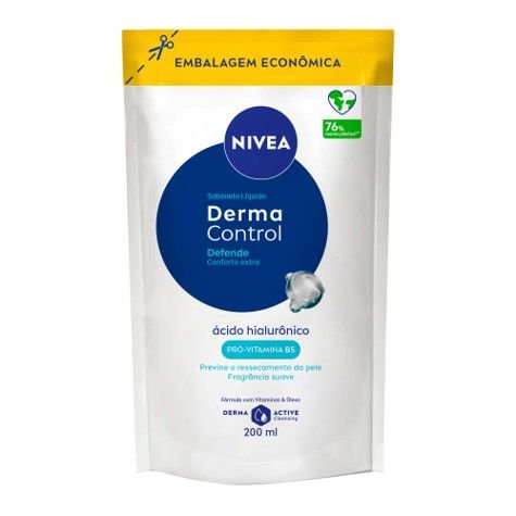 Sabonete Líquido Nivea Derma Control Defende 200ml