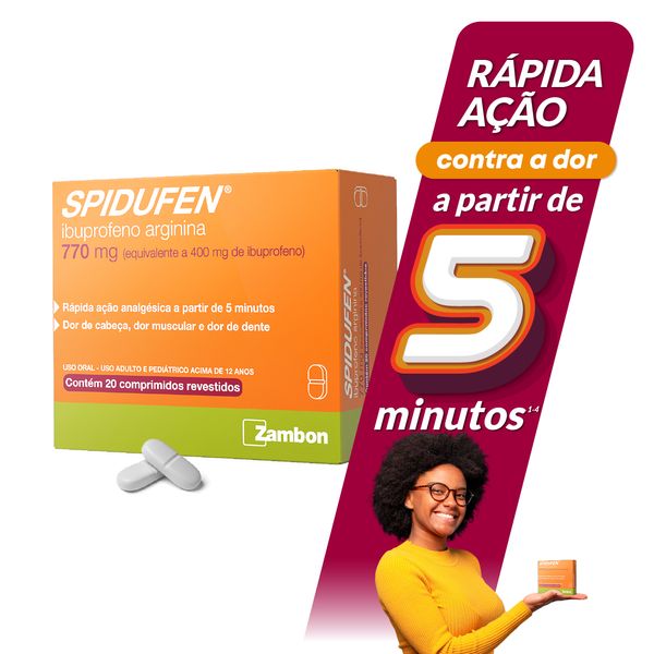 Spidufen 770mg com 20comprimidos