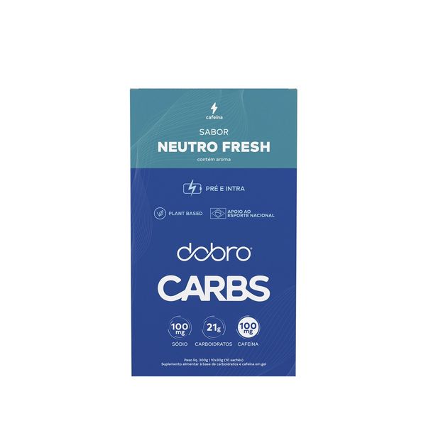 Gel Carbs Dobro Neutro Fresh com Cafeína 30g