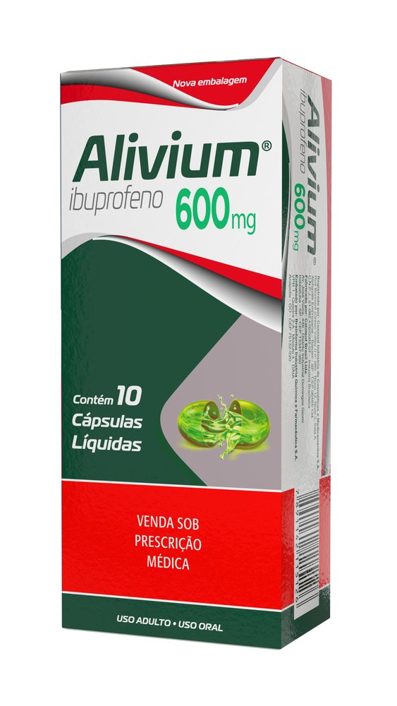 Alivium 600mg 10 Cápsulas
