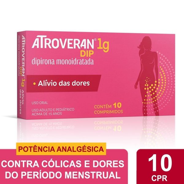 Atroveran 1G 10 Comprimidos
