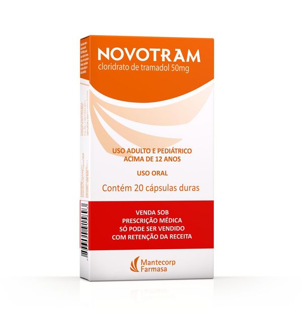 Novotram 50mg 20 Cápsulas