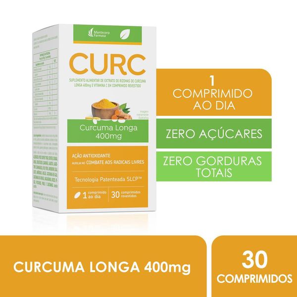Suplemento Alimentar Curc 30comprimidos