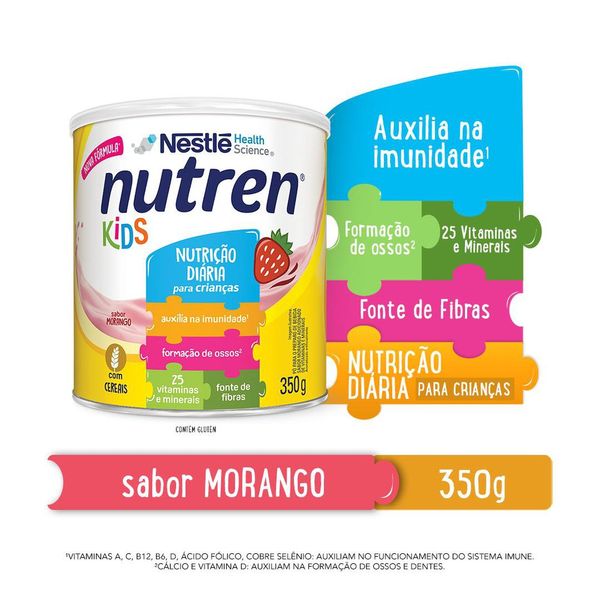 Complemento Alimentar Nutren Kids Morango 350g