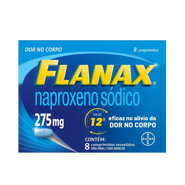Flanax 8 Comprimidos 275G