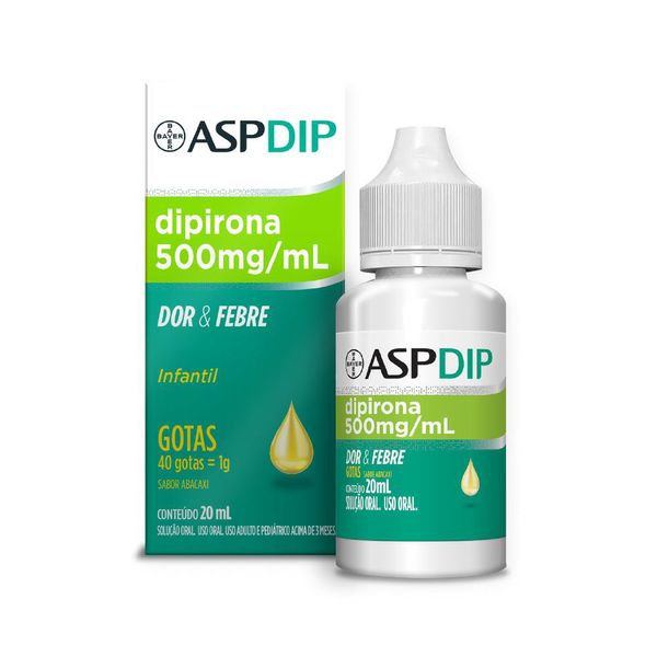 Aspdip 500mg com 20ml em Gotas Bayer